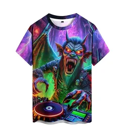 New Abstract Dizzy Effect Men's 3D Printed Short-Sleeve T-Shirt - 3D Short-Sleeve, Loose & Smooth