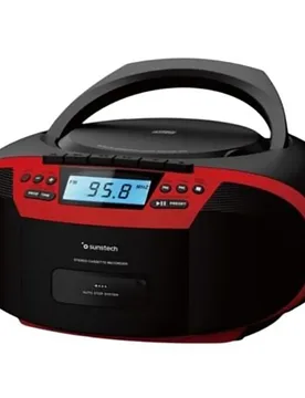 Radio Cd Cxum54btrd Red One Size unisex - Sunstech - FashionsVida