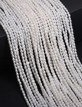 Mm High Quality Rice Pearl Loose Beads Natural Freshwater Pearl Beads for Jewelry Making DIY Necklace Bracelet Accessories - Aliexpress - FashionsVida