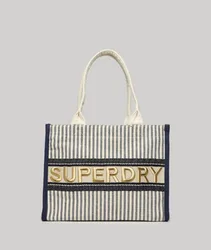 Superdry Damen Luxe Tragetasche Marineblau - Größe: One Größe