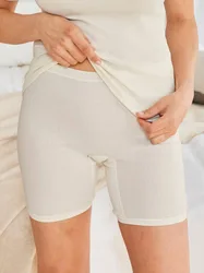 Baumwoll-Angora-Pagenslip - Wollweiß - female - Size: 46