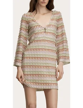 Vestido corto Novien estampado - Veronica Beard - FashionsVida