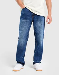 Mens Jeans Relaxed Core - Blu, blu blu Uomo taglia XS