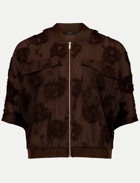 Blouson mit Fledermausärmeln Braun 38 - Zero - FashionsVida