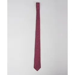 Corbata de hombre seda motivos geométricos