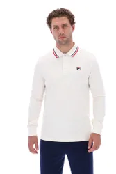 Gardenia Monte Tipped Collar Long Sleeved Polo - XS