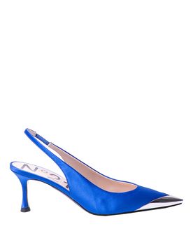N°21 Slingback in raso