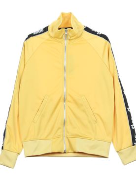 Giacca Tuta Donna Bomber Sweatshirt Logo Bands Gold