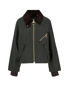 Barbour Parka ARLENE WAX oliva 34 - Barbour - FashionsVida