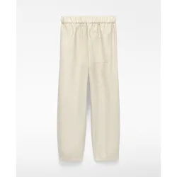 Pantalón ancho de mujer barrel fit en Piel No Piel