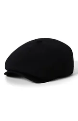 Mütze - Brood Flannel Snap Cap - schwarz - Unisex - unisex