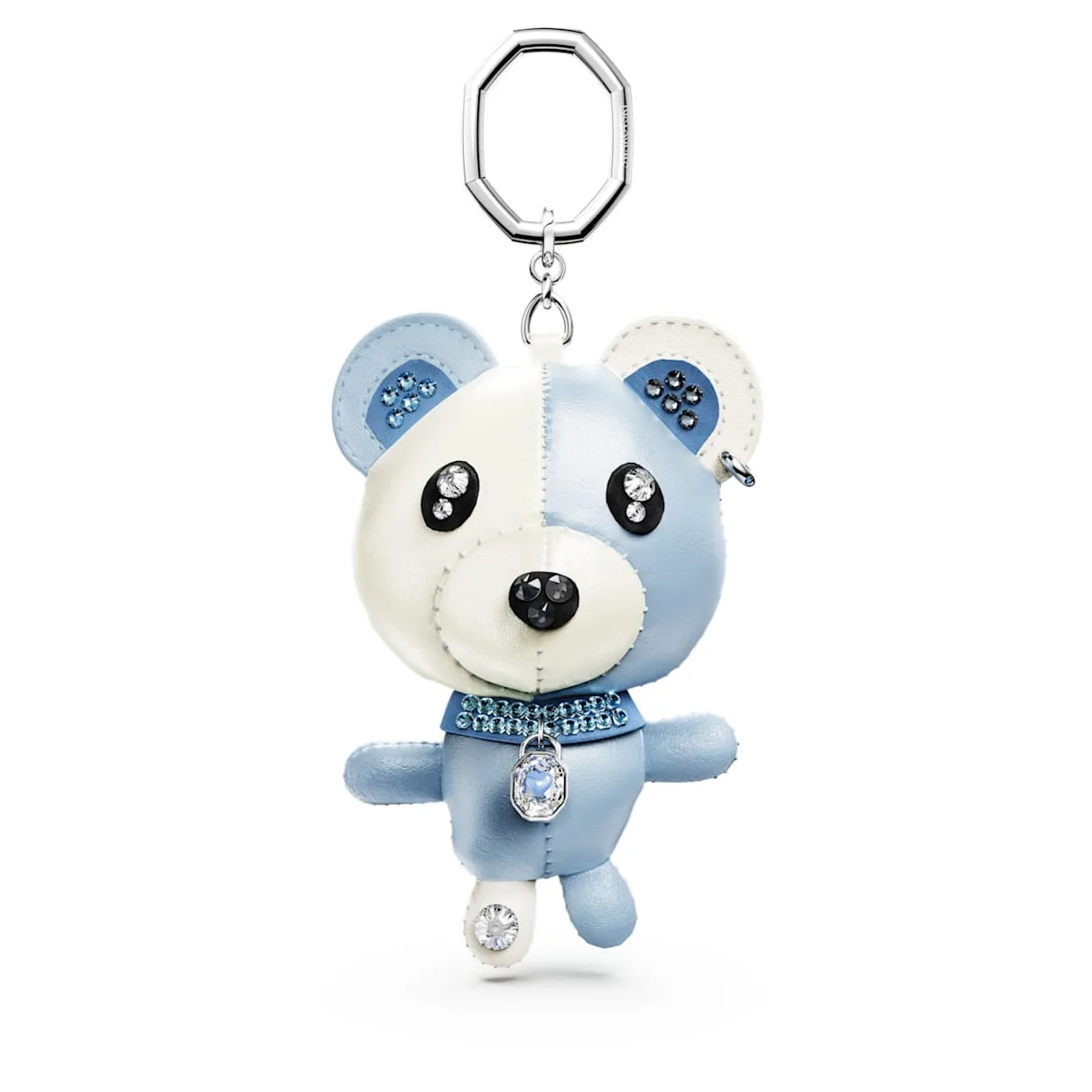 Accessorio per borse Teddy, Orso, Blu, Placcato rodio OS - Swarovski - FashionsVida