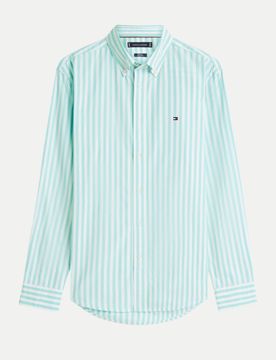 Regular-Fit Popeline-Hemd Mehrfarbig S