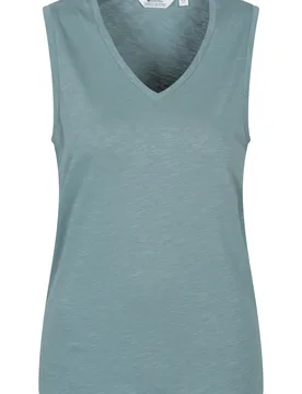 Whitley Womens V-Neck Vest - Green - Green - Size: 4 - Mountain Warehouse - FashionsVida