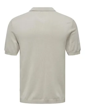 ONSWYLER REG 14 SS POLO KNIT NOOS ale - M - FashionsVida