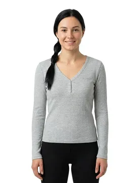T-shirt à Manches Longues Bume Marl Grey L