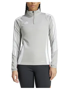 Sweat à Demi-zip Tiro24 Team Mid Grey / White S