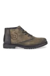 Scarpe Stringate Verde Scuro 321AOJ301432 40