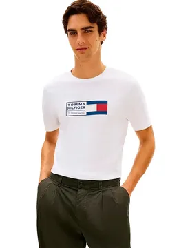 T-shirt à Manches Courtes Brand Love Text Box White S