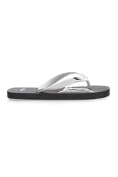 Ciabatte Infradito nere con logo a contrasto EV011 36