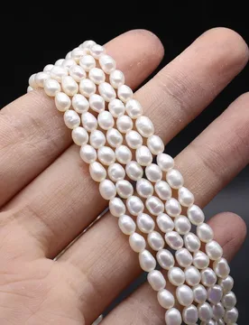 String AAA Natural Freshwater Pearl High Quality 3.2-3.6mm Jewelry Making DIY Necklace Bracelet Earring Accessory Gift 36cm - Aliexpress - FashionsVida