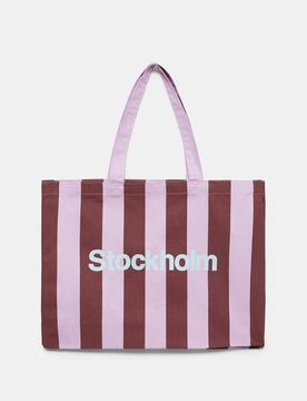 Tote Bag A Righe Città