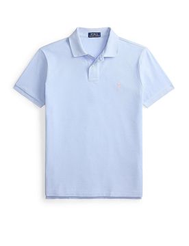POLO Poloshirt Slim Fit hellblau S herren