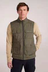 Trek II Mens Gilet - Green - Green - Size: XL