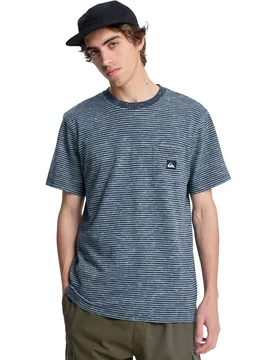 Camiseta de hombre Lopaz Striped Pocket - Quiksilver - FashionsVida
