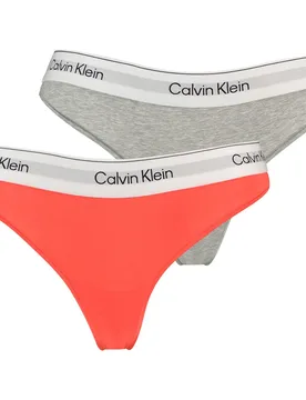 String Lv00qf8834 2 Unités Punch Pink / Grey Heather XS - Calvin Klein - FashionsVida