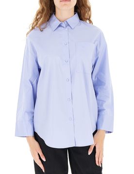 Camicia in cotone CELESTE S