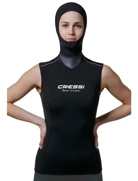 Gilet Termico Con Cappuccio Logo 5 Mm