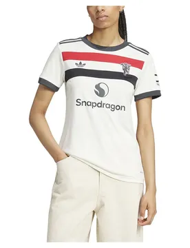 T-shirt à Manches Courtes Third Manchester United 24/25 Off White XL