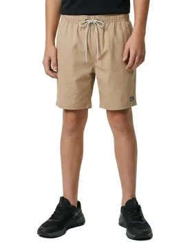 Short De Bain Drifter Boy Elastic Hybrd Khaki XL Garçon - Salty Crew - FashionsVida