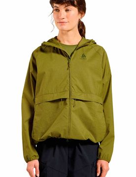 Essential windbreaker chaqueta softshell mujer Verde (M)