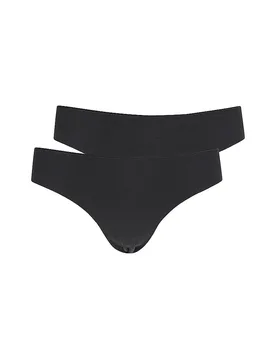 Pants 2er Pkg. ADVANTAGE MODAL INVISIBLE black schwarz 38 damen - Skiny - FashionsVida