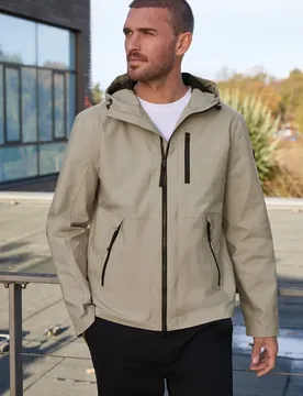 Street One Softshell Jacke male Weiß - Street One MEN - FashionsVida