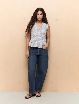 Top de mujer gomas volantes - Easy Wear - FashionsVida