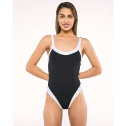 Bañador de mujer ami basico escotado copa