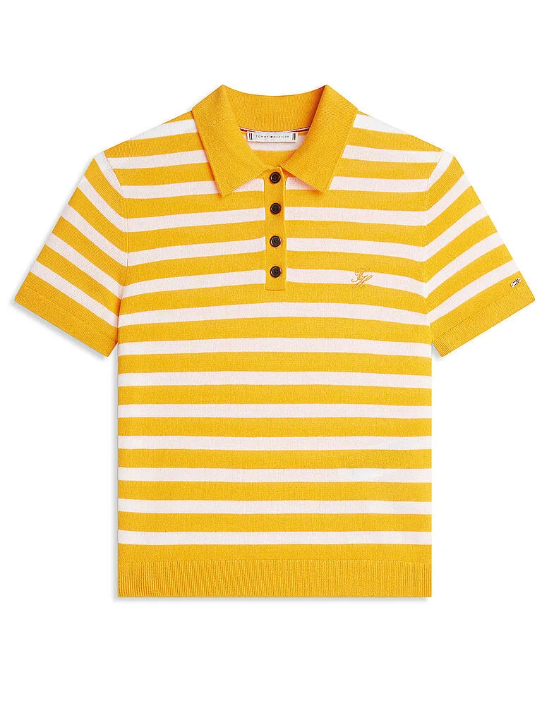 Poloshirt orange S damen - Tommy hilfiger - FashionsVida
