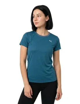 Maglietta A Maniche Corte Graphics Run Forever Faster Dark Indigo L - Puma - FashionsVida