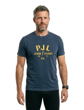 T-shirt à Manches Courtes Gunner Dulwich Blue L - Pepe jeans - FashionsVida