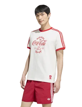 Cali Men T-Shirts - White - Size XS - Cotton Jersey - White - Size: Extra Small - Adidas - FashionsVida