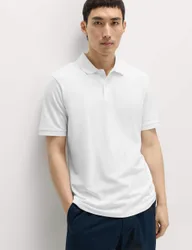 Ultimate Pique Polo Shirt White male