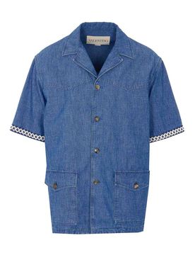 Valentino Garavani Camicia In Denim