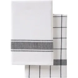 Set de 2 paños de cocina sarga de algodón Basic II Nuestro Mejor Precio - El Corte Inglés