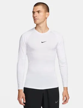 Pro Dri-Fit Fit ness Herren Sweatshirt, weiß US: 2XL