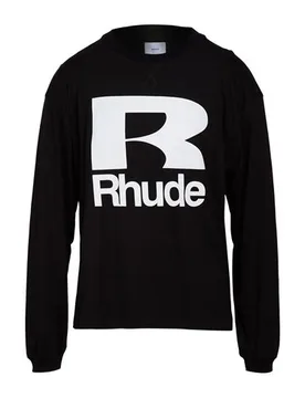 Camiseta Hombre Negro M Hombre - RHUDE - FashionsVida