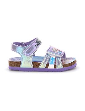 Sandali lilla con finitura iridescente e chiusura a strappo D4310617T01 28