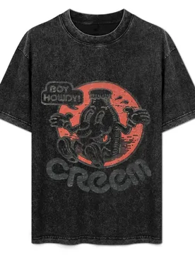 RETRO GRAPHIC OFFICIALLS CREEMS MAGAZINE BOYS T-Shirt Vintage Print Crew Neck Tee - Aliexpress - FashionsVida